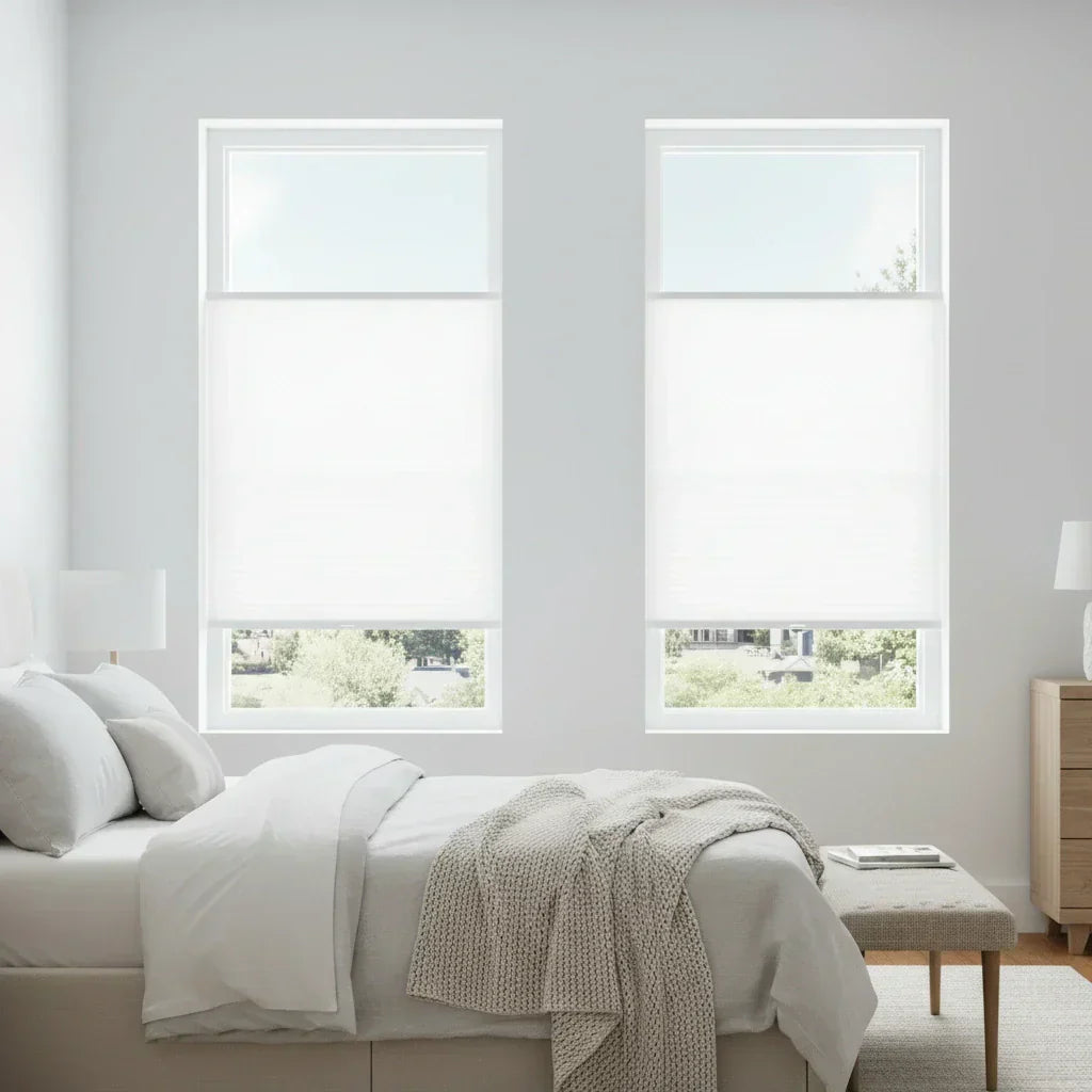 Top Down Bottom Up Blinds for Living Rooms: The Privacy + Light Solution You've Been Looking For