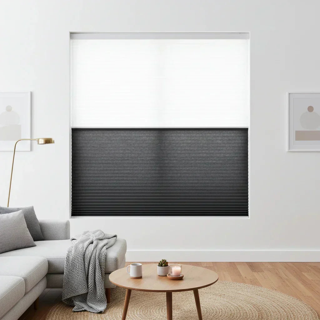 Day and night cellular shades vs regular blinds light control comparison — UAM Blinds
