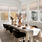 Custom Roman Shades – Linen & Blackout