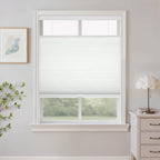 Semi-blackout up and down rider honeycomb curtain for soft natural light