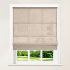Custom Roman Shades – Linen & Blackout