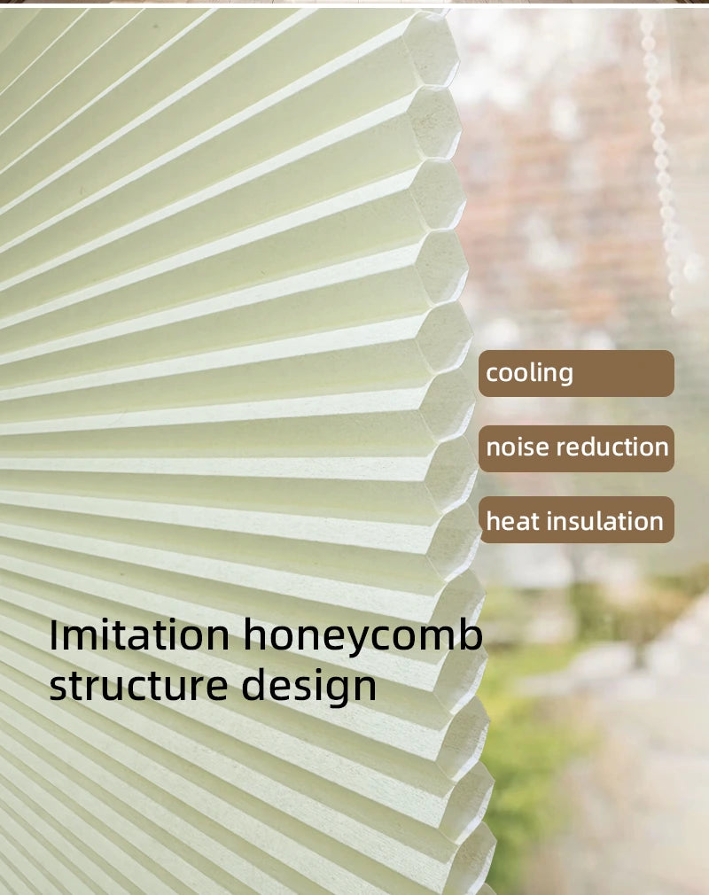 Light Filtering Cellular Shades for Soft Light and Privacy