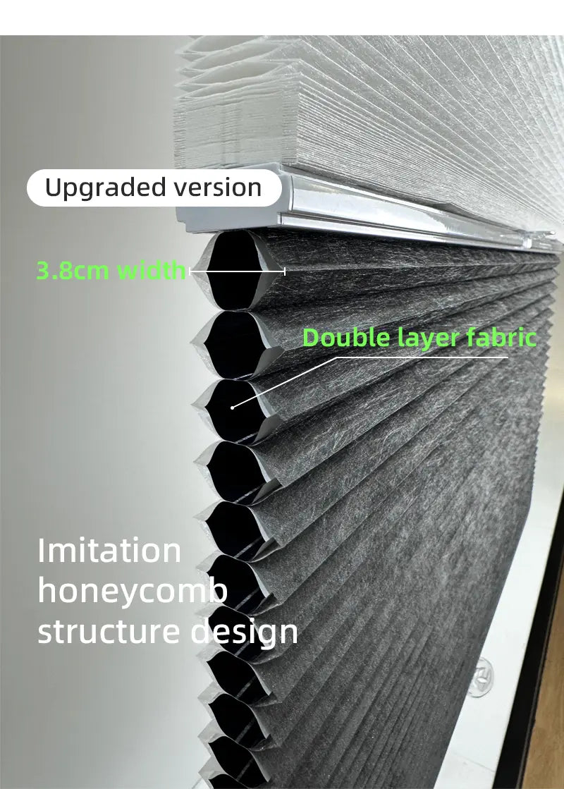 Cordless Day & Night Cellular Shades Room Darkening for Soft Light and Privacy