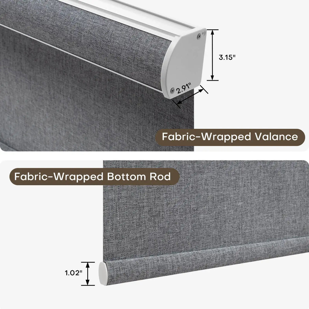 Custom Roller Shades – Blackout & Light Filtering