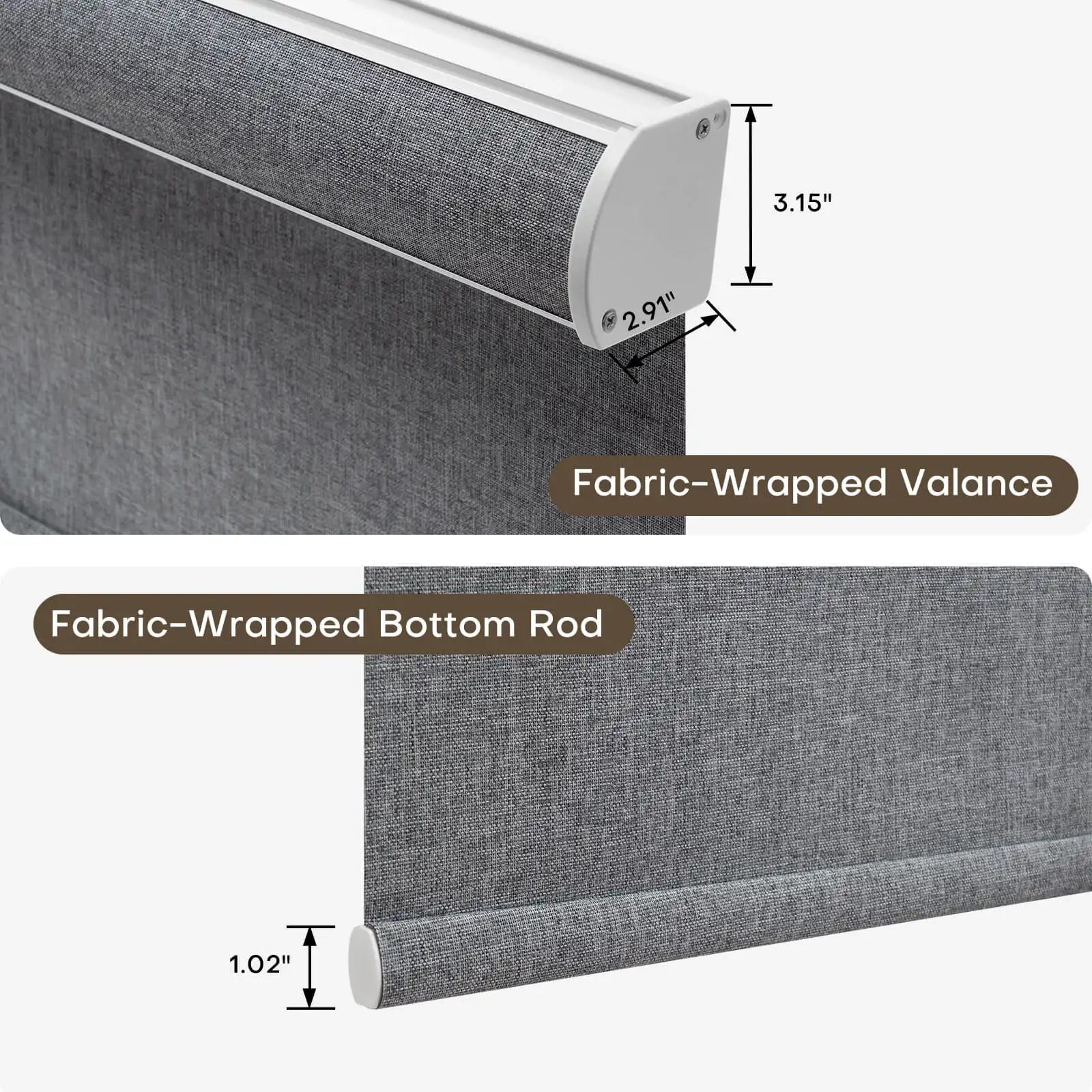 Custom Roller Shades – Blackout & Light Filtering