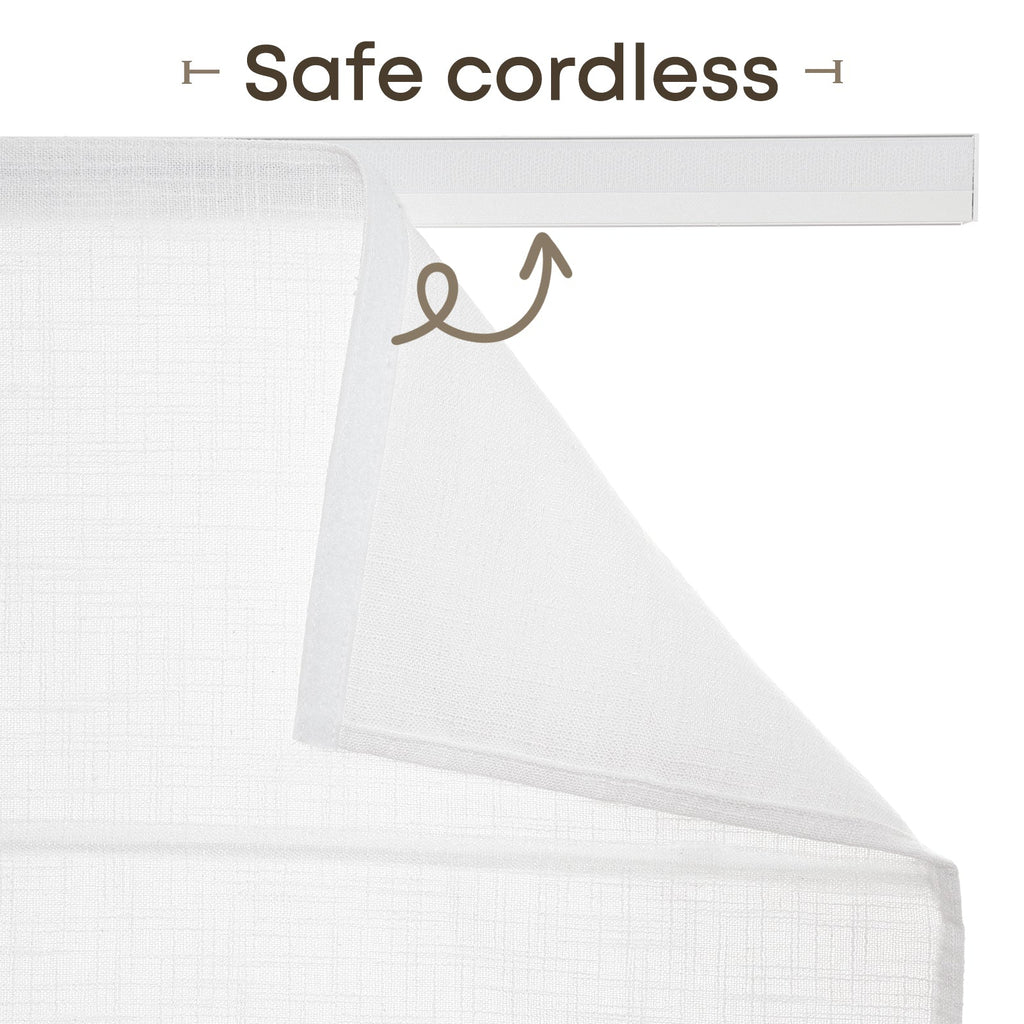 Custom Roman Shades – Linen & Blackout