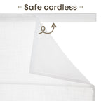Custom Roman Shades – Linen & Blackout