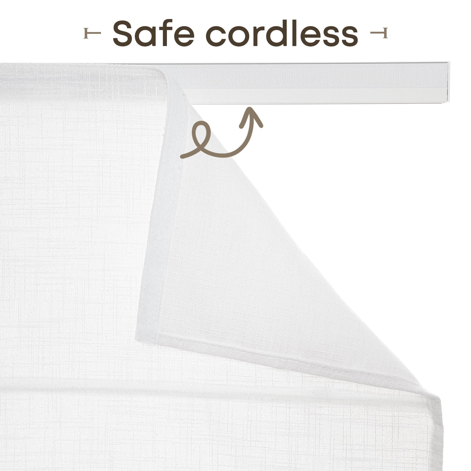 Custom Roman Shades – Linen & Blackout