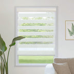 Made to Measure Day Night Zebra Blinds – Light Filtering & Blackout Dual Layer Shades