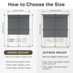 Custom Roller Shades – Blackout & Light Filtering