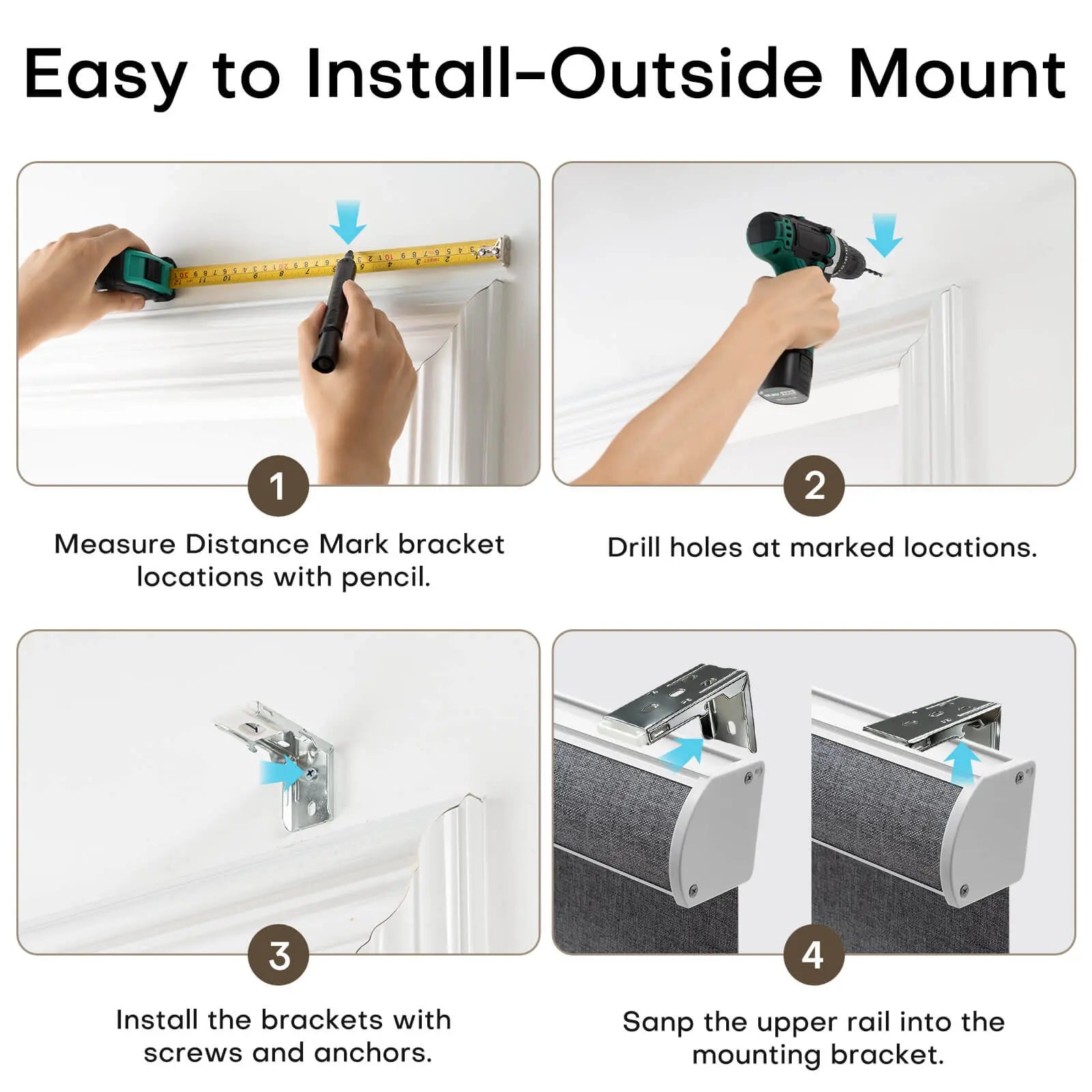 Custom Roller Shades – Blackout & Light Filtering