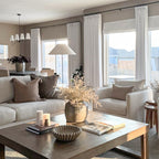 Custom Roman Shades – Linen & Blackout