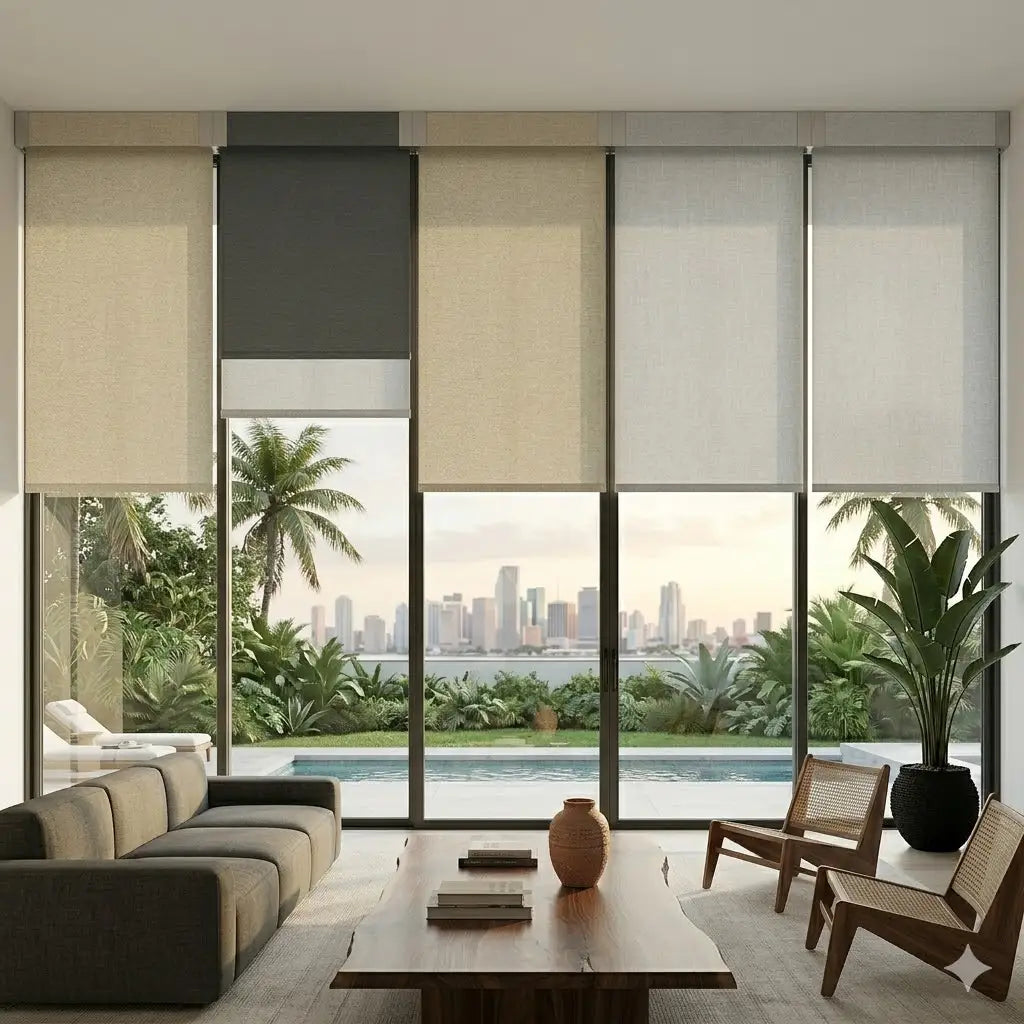 Blackout Roller Shades - Thermal Insulated for Bedroom