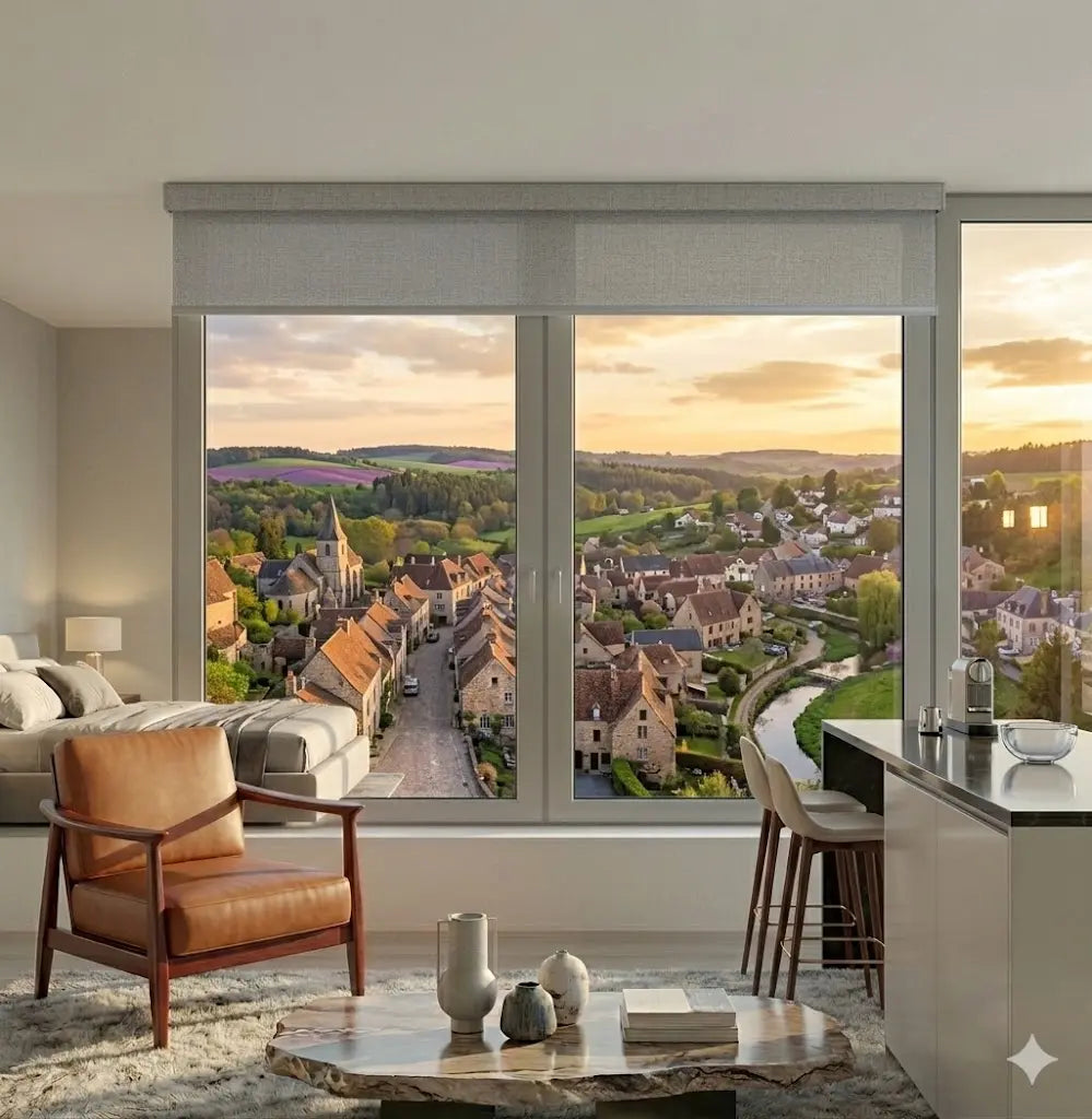 Blackout Roller Shades - Thermal Insulated for Bedroom