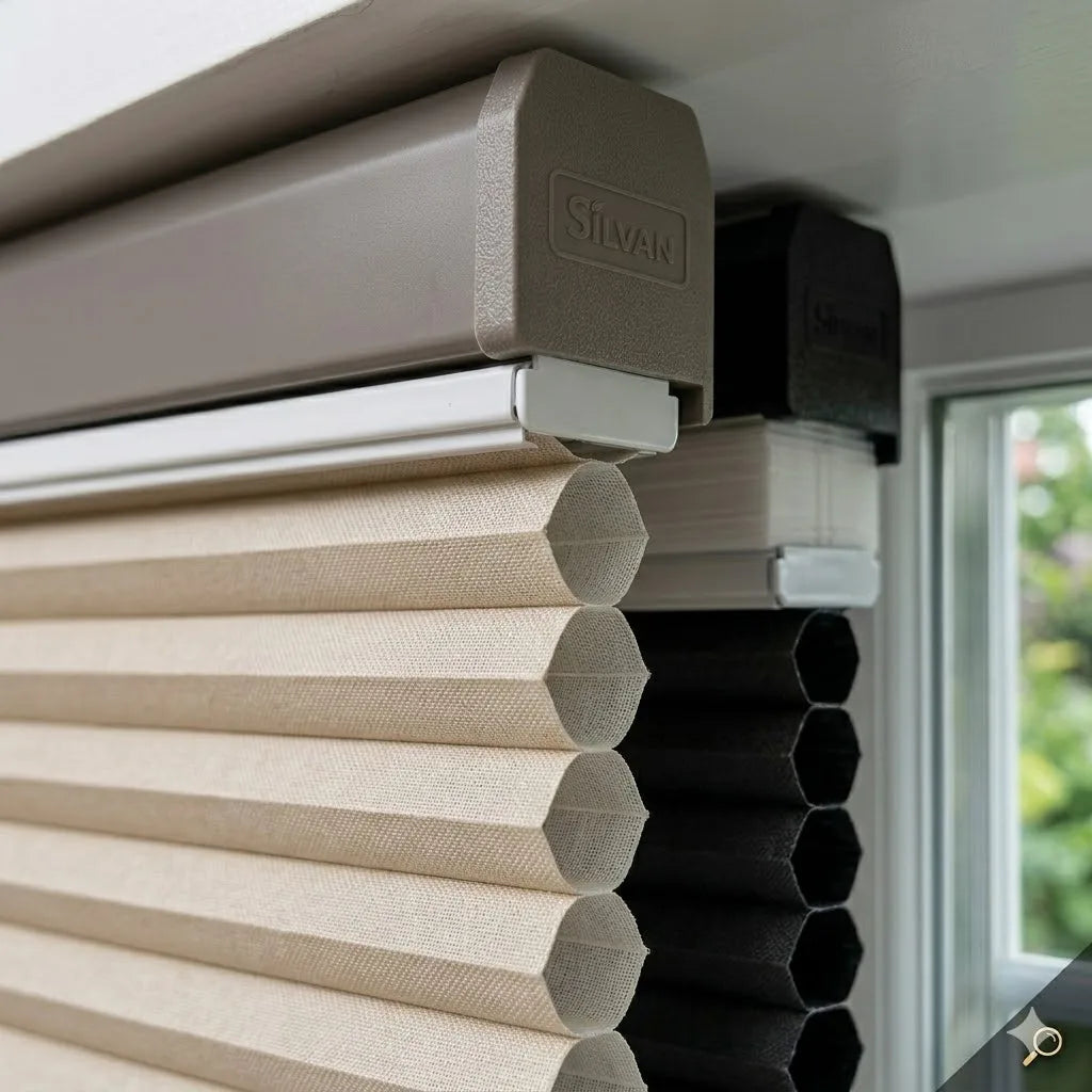 Light Filtering Cellular Shades for Soft Light and Privacy