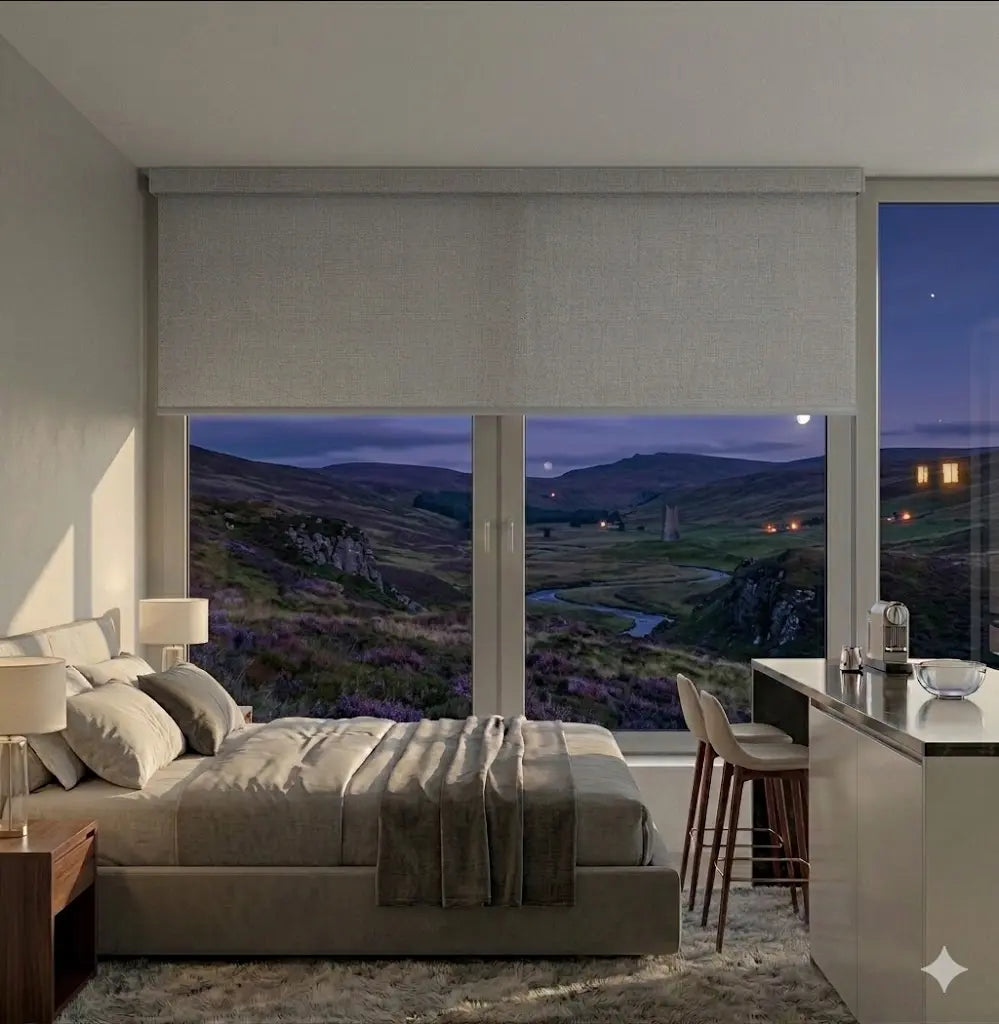 Blackout Roller Shades - Thermal Insulated for Bedroom