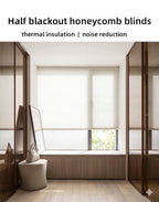 Light Filtering Cellular Shades for Soft Light and Privacy