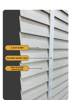 Custom Waterproof Cordless Faux Wood Blinds for Bathrooms and Kitchens