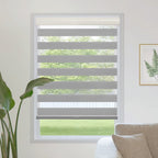 Made to Measure Day Night Zebra Blinds – Light Filtering & Blackout Dual Layer Shades