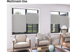 Close-up detail of TDBU blackout honeycomb cellular shades fabric texture
